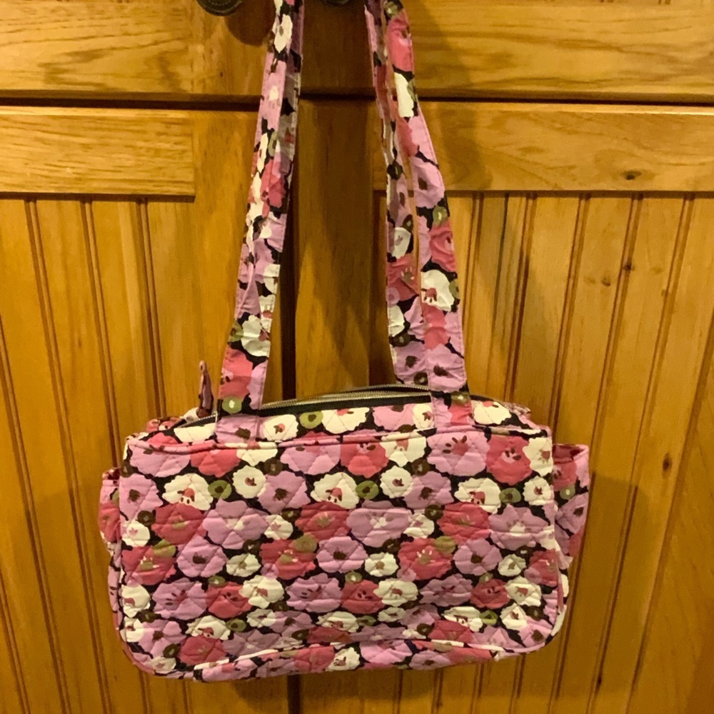 Floral Pink Women's Bag Quilted - Picture 2 of 2